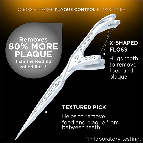 DenTek Cross Flosser Plaque Control Floss Picks - Picture 4 of 9